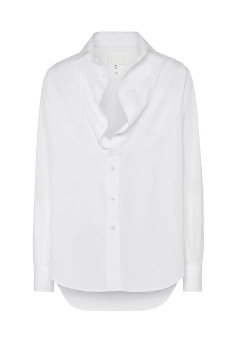 camicia con collo ripiegato uomo bianca MAISON MARGIELA | S67DT0026 S43001100